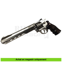 Charger l&#39;image dans la galerie, Lot de 2 Revolvers GNB Co2 Ruger Super Hawk 8’’ + Barillets (Le chrome fonctionnel le noir pour pièces) répliques de