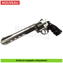 Charger l&#39;image dans la galerie, Lot de 2 Revolvers GNB Co2 Ruger Super Hawk 8’’ + Barillets (Le chrome fonctionnel le noir pour pièces) répliques de