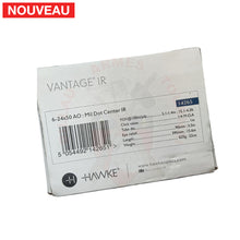 Charger l&#39;image dans la galerie, Lunette Hawke 6 24x50 AO Mildot IR + Colliers 11mm Lunettes
