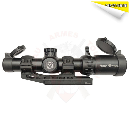 Lunette Sightmark LPVO Core TX 1-4x24 AR-223 BDC + Montage UTG Offset Lunettes