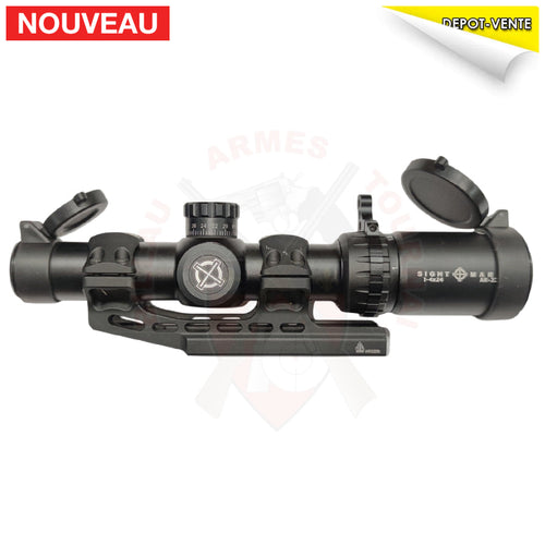 Lunette Sightmark LPVO Core TX 1-4x24 AR-223 BDC + Montage UTG Offset Lunettes