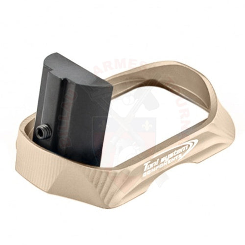 Magwell Aluminium Toni System pour Glock 19 Gen5 TAN Matériels de compétition customisation