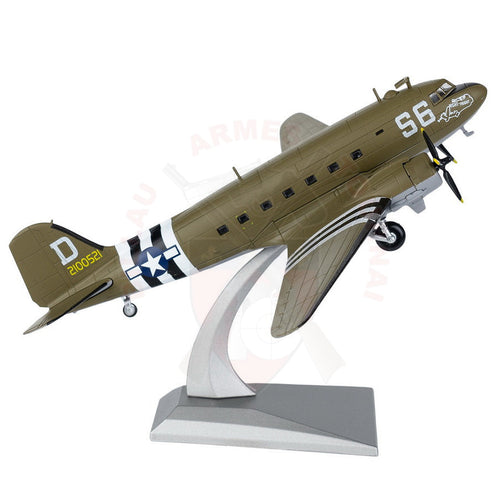 Maquette de collection métal Avion C47 Skytrain Echelle 1:100 Maquettes de collection