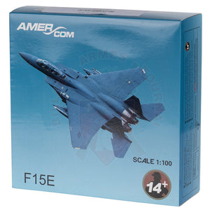 Maquette de collection métal Avion F-15E Echelle 1:100 Maquettes de collection