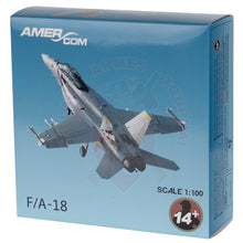 Charger l&#39;image dans la galerie, Maquette de collection métal Avion F-18E US Air Force Echelle 1:100 Maquettes de collection