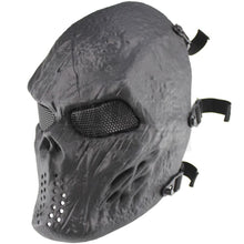 Charger l&#39;image dans la galerie, Masque De Protection Grillage Crâne Noir Protections Oculaires