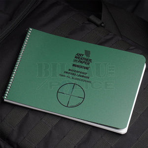 Military Waterproof Snipers Logbook 148X210Mm Od Blocs-Notes
