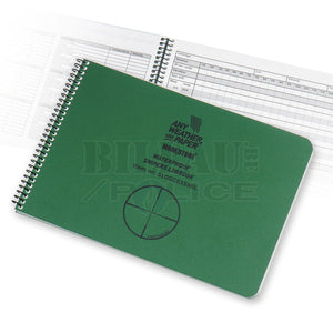 Military Waterproof Snipers Logbook 148X210Mm Od Blocs-Notes