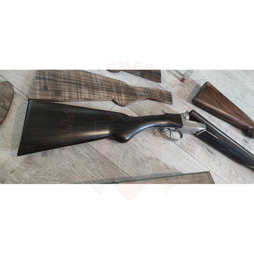 Montage À Bois Complet Hors Masse Dune Crosse Sur Mesure Pour Fusil De Chasse Juxtaposé
