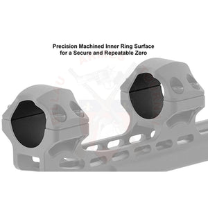 Montage Lunette UTG 1’’ Picatinny High Offset 50mm Montages lunettes