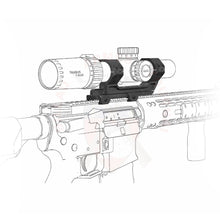 Charger l'image dans la galerie, Montage Lunette Vector Optics 30mm Picatinny Offset réglable Montages lunettes