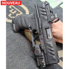 Charger l&#39;image dans la galerie, Montage Point Rouge + Lampe Tactique sur Pistolet de défense T4E Co2 Walther PDP Réparations