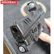 Charger l&#39;image dans la galerie, Montage Point Rouge + Lampe Tactique sur Pistolet de défense T4E Co2 Walther PDP Réparations