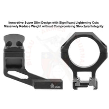 Charger l&#39;image dans la galerie, Paire de colliers de montage UTG 34mm Picatinny High Offset 37mm Montages lunettes