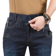 Charger l&#39;image dans la galerie, Pantalon Tactique Helikon-Tex Greyman Tactical Jeans Denim Mid Blue Pantalons