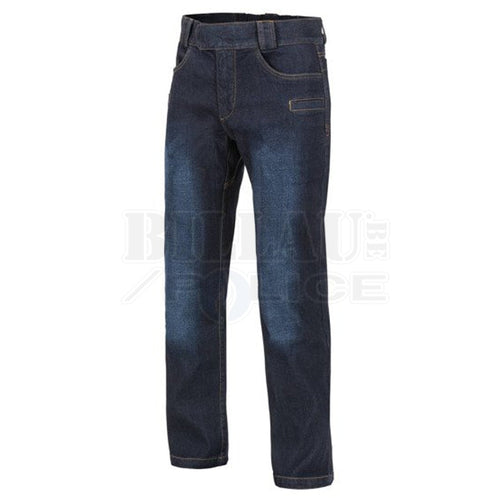 Pantalon Tactique Helikon-Tex Greyman Tactical Jeans Denim Mid Blue Xs Short Pantalons