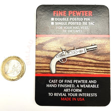 Charger l&#39;image dans la galerie, Pins (Broche) Métal Usa Fine Pewter Pistolet Poudre Noire