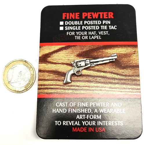 Pins (Broche) Métal Usa Fine Pewter Revolver Remington 1858