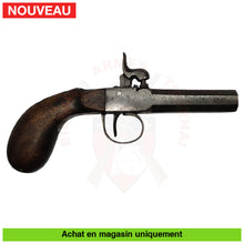 Charger l&#39;image dans la galerie, Pistolet À Coffre/ De Voyage Saint-Etienne 1850 Cal 44 Pn Armes Poing Poudre Noire