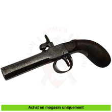 Charger l&#39;image dans la galerie, Pistolet À Coffre/ De Voyage Saint-Etienne 1850 Cal 44 Pn Armes Poing Poudre Noire