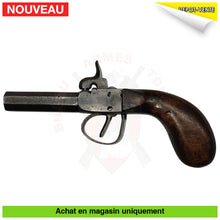 Charger l&#39;image dans la galerie, Pistolet À Coffre/ De Voyage Saint-Etienne 1850 Cal 44 Pn Armes Poing Poudre Noire