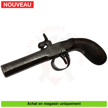 Charger l&#39;image dans la galerie, Pistolet À Coffre/ De Voyage Saint-Etienne 1850 Cal 44 Pn Armes Poing Poudre Noire