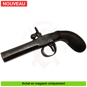 Pistolet À Coffre/ De Voyage Saint-Etienne 1850 Cal 44 Pn Armes Poing Poudre Noire