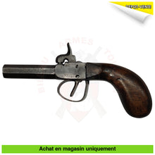 Charger l&#39;image dans la galerie, Pistolet À Coffre/ De Voyage Saint-Etienne 1850 Cal 44 Pn Armes Poing Poudre Noire