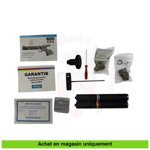 Pistolet à plombs Co2 Walther CP3 Droitier cal 4.5mm Armes de poing à plombs à Co2