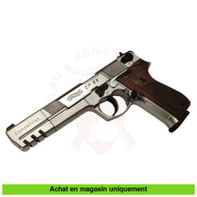Charger l'image dans la galerie, Pistolet à plombs Co2 Walther CP88 Competition Nickel + Plaquettes Bois 4.5mm + Plombs Armes de poing à plombs à Co2