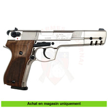 Charger l'image dans la galerie, Pistolet à plombs Co2 Walther CP88 Competition Nickel + Plaquettes Bois 4.5mm + Plombs Armes de poing à plombs à Co2
