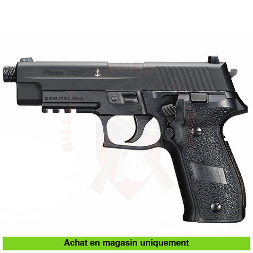 Pistolet À Plombs Gbb Co2 Sig Sauer P226 Mk25 Navy Seals Sd Full Métal 4 5Mm Armes De Poing