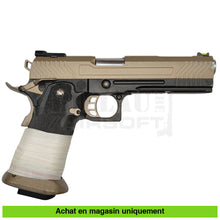 Charger l'image dans la galerie, Pistolet GBB AW Custom Hi Capa 5.1 Tan + Chargeurs répliques de poing airsoft GBB