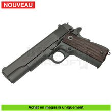 Charger l&#39;image dans la galerie, Pistolet GBB Co2 Colt 1911 A1 100th Anniversary Parkerized Full Métal répliques de poing airsoft GBB Co2