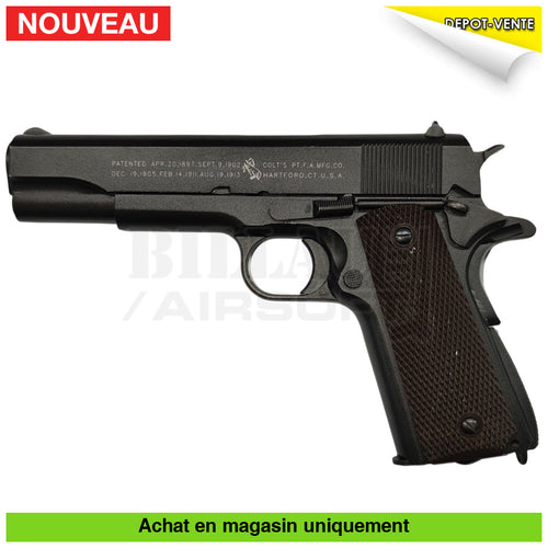 Pistolet Gbb Co2 Colt 1911 A1 Anniversary + Holster Répliques De Poing Airsoft