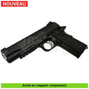 Pistolet Gbb Co2 Colt 1911 Blackwater Full Métal Upgrade + Housse Répliques De Poing Airsoft