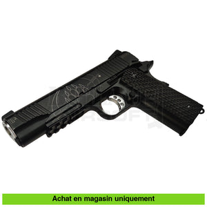 Pistolet Gbb Co2 Colt 1911 Blackwater Full Métal Upgrade + Housse Répliques De Poing Airsoft