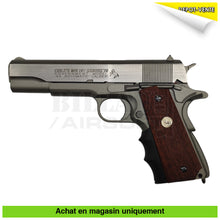 Charger l'image dans la galerie, Pistolet GBB Co2 Colt 1911 Series 70 Stainless - répliques de poing airsoft GBB Co2