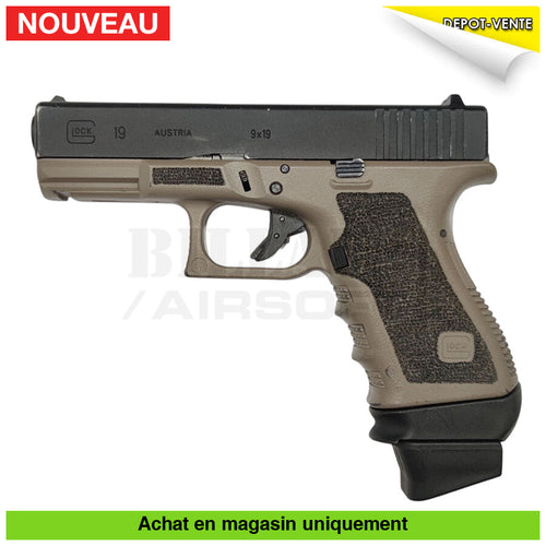 Pistolet GBB Co2 VFC Glock 19 Custom Full Métal répliques de poing airsoft GBB Co2