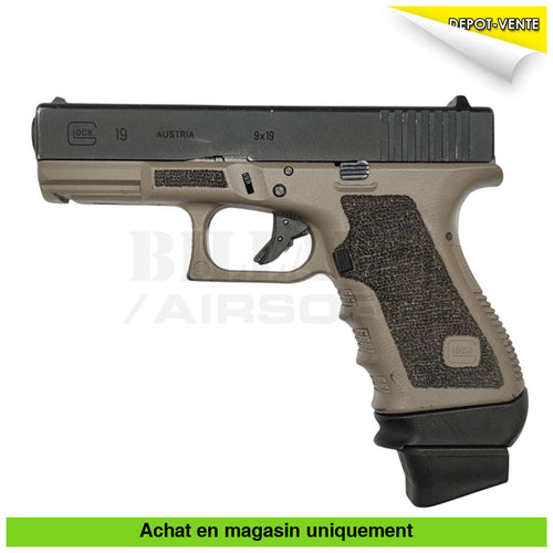 Pistolet GBB Co2 VFC Glock 19 Custom Full Métal répliques de poing airsoft GBB Co2