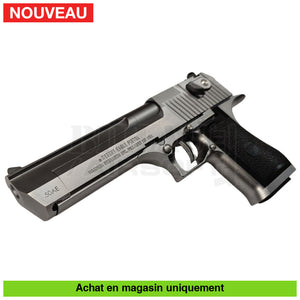 Pistolet GBB Co2 WE Desert Eagle.50 Full Métal Stainless répliques de poing airsoft GBB Co2