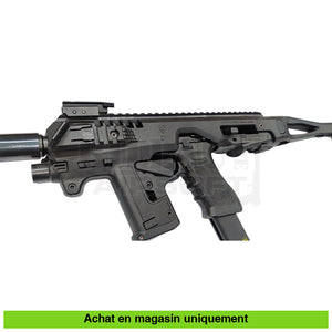 Pistolet Gbb Glock 18C Vfc Custom Canon Long Silenced + Kit Caa Roni Répliques De Poing Airsoft