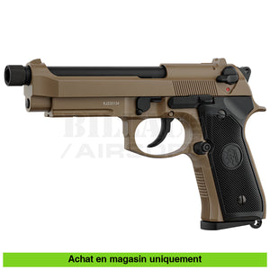 Pistolet Gbb Kj Beretta M9A1 Canon Fileté Full Métal Tan Répliques De Poing Airsoft