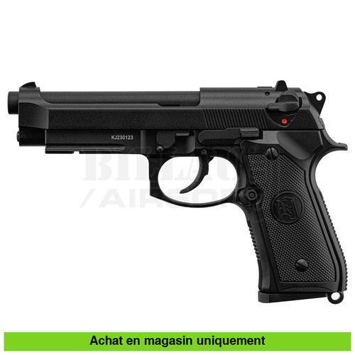Pistolet Gbb Kj Beretta M9A1 Full Métal Noir Répliques De Poing Airsoft