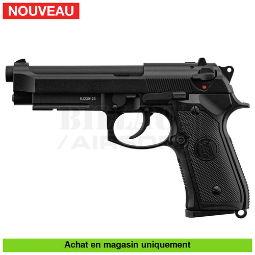 Pistolet Gbb Kj Beretta M9A1 Full Métal Noir Répliques De Poing Airsoft