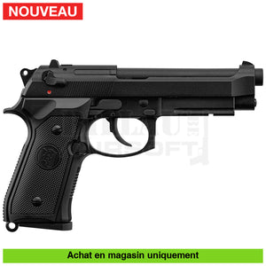 Pistolet Gbb Kj Beretta M9A1 Full Métal Noir Répliques De Poing Airsoft