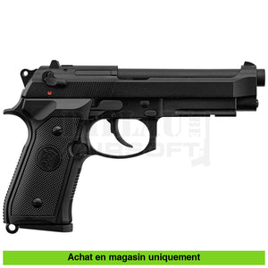 Pistolet Gbb Kj Beretta M9A1 Full Métal Noir Répliques De Poing Airsoft