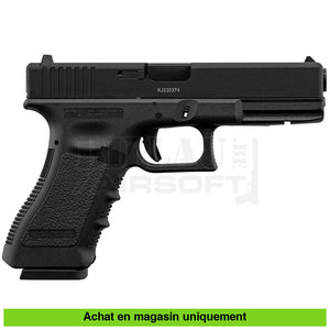 Pistolet Gbb Kj Glock 17 (Kp-17) Full Métal Noir Répliques De Poing Airsoft