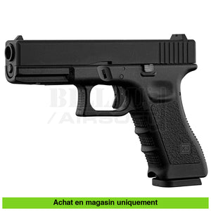 Pistolet Gbb Kj Glock 17 (Kp-17) Full Métal Noir Répliques De Poing Airsoft