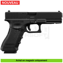 Charger l&#39;image dans la galerie, Pistolet Gbb Kj Glock 17 (Kp-17) Full Métal Noir Répliques De Poing Airsoft